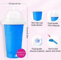 Gobelet à slush, gobelet magique pour boissons glacées, gobelet pour faire des slushies, gobelet en silicone pour crème glacée, gobelet pour faire des smoothies