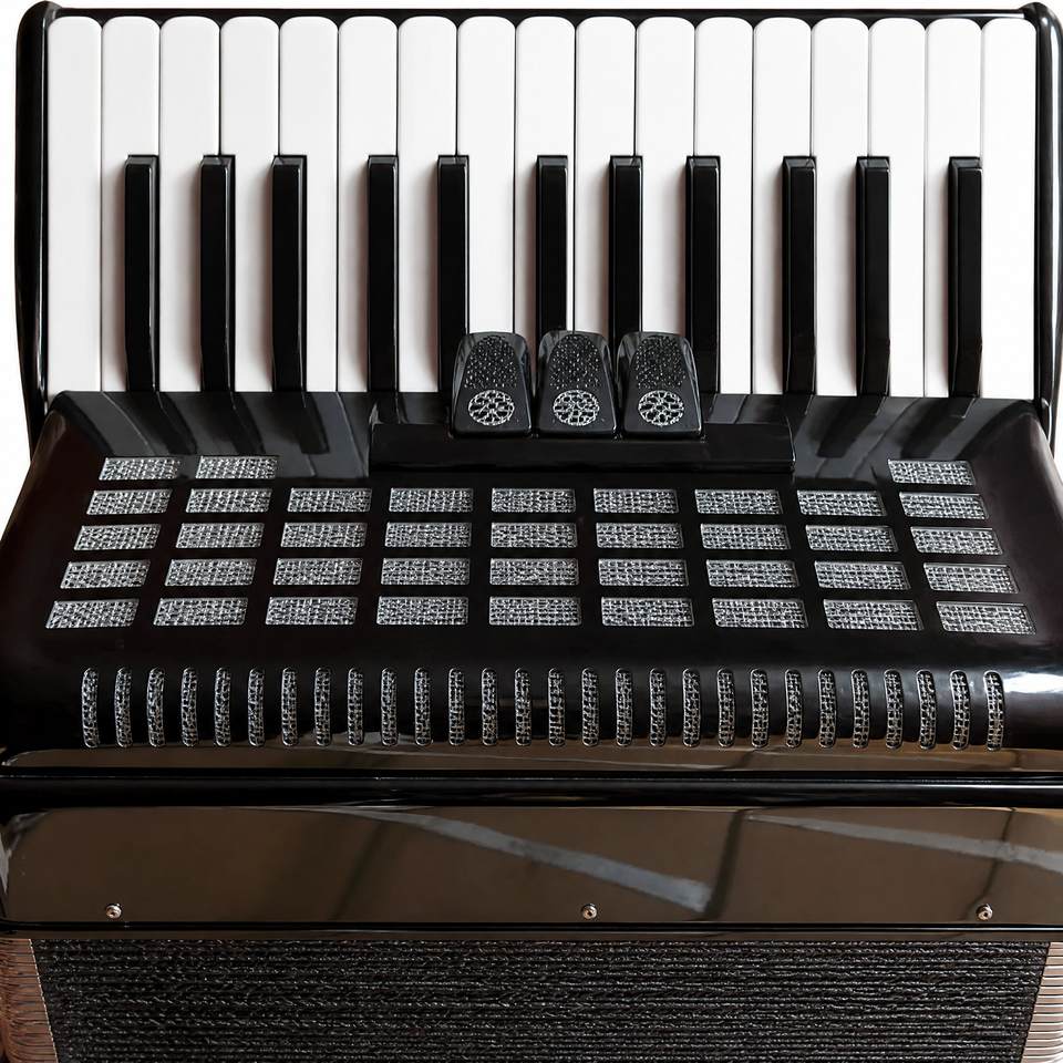 What Is Key Configuration Chromatic Piano Accordion 30 Key 48 Bass 3 Register Wooden Celluloid ...