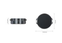 Support de téléphone de voiture à aimant puissant, hauteur réglable, tout en métal, alliage d'aluminium, pliable, compact, rotation à 360°, universel pour tableau de bord, 4-11 pouces