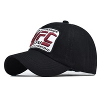Nueva Gorra de Béisbol Oxford Bordada de UFC |   Gorra Deportiva Premium de Algodón 100% con Diseño de Espiga y Patrón Argyle para MMA y Negocios