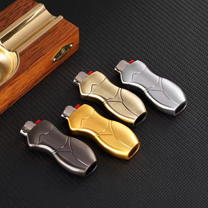 Étui à briquet en alliage de zinc <span class=keywords><strong>portable</strong></span> pour femme sexy avec logo personnalisé en gros, forme de corps moderne classique en forme humaine, étui à briquet en métal <span class=keywords><strong>J6</strong></span> - Product Image 4