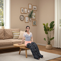 Bottes de compression des jambes pour le soulagement des douleurs et des douleurs musculaires Masseur de jambes à compression d'air