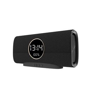 Haut-parleur 16W Blue tooth Caisson de basses portable sans fil Horloge Soundbox Ordinateur à domicile <span class=keywords><strong>Echo</strong></span> Barre de son murale HiFi Stere avec réveil - Product Image 2