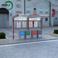 RNKJ Conteneur à déchets souterrain de type fosse Table élévatrice à ciseaux hydraulique Conteneurs à ordures Plateforme élévatrice