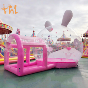 Maison à bulles transparente de 7m de diamètre <span class=keywords><strong>Ballon</strong></span> gonflable Central Park Maison à bulles gonflable commerciale en PVC - Product Image 2