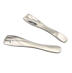 DF316 SS Cuchara Espátula Aplicadora de Lujo para Crema de Cuidado de la Piel, Herramienta Cosmética para Masaje de Contorno de Ojos, Cuchara Aplicadora de Crema, Catálogo de Herramientas de Belleza - Product Image 1