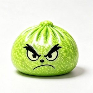 Christmas Themed Green Squishy Bun Stress Relief <b>Toy</b> Blind <b>Box</b>, Creative Simulated Squeeze Fidget <b>Toy</b> for Gifting - Product Image 4