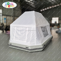 Tente de camping extérieure de haute qualité personnalisée en usine, tente flottante imperméable, maison de camping gonflable