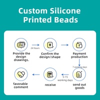 Perles focales en silicone 3D en forme de ruban rose pour la sensibilisation à la solidarité féminine, en vrac, pour la fabrication de bracelets, colliers, porte-clés et autres articles d'artisanat