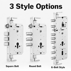 Cerradura de Seguridad para Puerta de Acero Inoxidable, Modelo 6068/5050/3585/4585/6058, Tipo Sash Lock, Cerrojo de Seguridad - Product Image 3