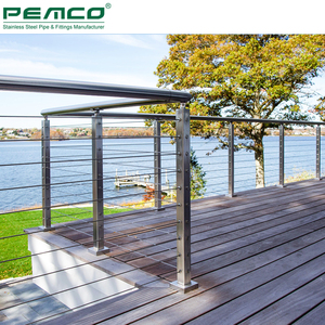 Cáp Ngoài Trời Dây Lan Can Ban Công Boong 316 Cáp Thép Không Gỉ Hàng Rào Lan Can Hệ Thống Chi Phí - Product Image 5