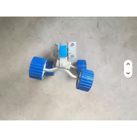 4-PCS/6-PCS/8-PCS Rib Wobble Rollers Supports pour remorque de bateau Wholesales Boat Trailer Parts Blue Boat Trailer Wobble Rollers