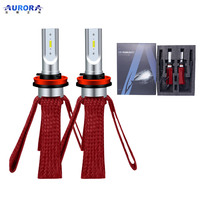 Dissipation thermique des phares de voiture en cuivre, 50W, 12000lm, lampes Led H7, pour BMW