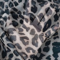Robe en maille respirante et légère, imprimée, 89 % polyester, 11 % nylon, 18 % élasthanne, pour vêtements de sport et textile de maison
