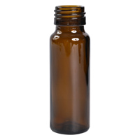 Bouteille en verre ronde hexagonale à large bouche pharmaceutique brune de 150ml, bouteille de capsule brune, bouteille de comprimé, bouteille de miel, en stock