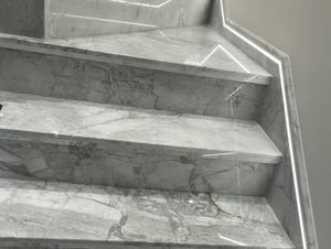 Quartzite gris Calacatta de style industriel pour revêtement mural de villa, sol, salle de bain, pierre de marbre polie, design graphique - Product Image 5