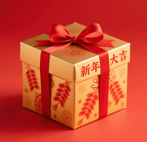 Luxe nouvel an chinois <span class=keywords><strong>livre</strong></span> en forme de boîte rigide enveloppe rouge décorations de fête cadeaux gaufrage nouvel an artisanat éblouissant - Product Image 4