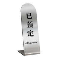 Letrero de Número de Mesa Personalizable de Acero Inoxidable con Logotipo, Soporte de Mesa para Pedidos en Fila, Número de Comida Digital, Código QR para Pedidos en Mesa