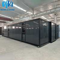 Maison conteneur préfabriquée mobile de haute qualité, extensible 20 pieds 40 pieds, villa préfabriquée 2, 4 ou 5 chambres, maisons préfabriquées