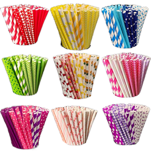 Cuchara de Papel Desechable para Té Boba, Café, <span class=keywords><strong>Batidos</strong></span>, Jugos, Biodegradable, Reciclada, con Recubrimiento UV, Personalizable - Product Image 1