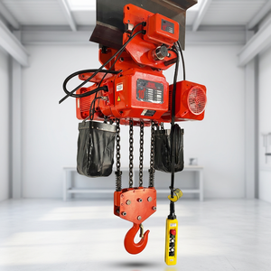 High Quality Electric Chain <b>Hoist</b> with Motorized Trolley 1t-10t Wireless Remote Control Moving Chain <b>Hoist</b> for Crane - Product Image 1