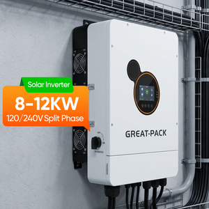 ระบบโซลาร์เซลล์แบบไฮบริด แยกเฟส 120V/240V ขนาด 8KW 10KW 12KW 48V ออลอินวัน - Product Image 1