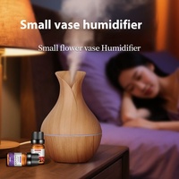 Diffuseur d'arômes à chargement USB Offre Spéciale transfrontalier Style grain de bois grand volume de brume Mini dispositif d'hydratation pour capteur d'air