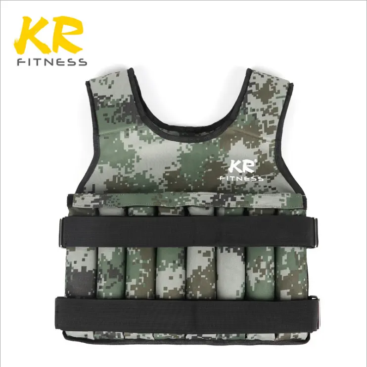 Dingzhou Caron 10kg camouflage weighted vest fitness workout weight loss vest