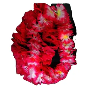 مصباح LED على شكل زهرة هاواي للحفلات الشاطئية, Hula Garland Leis للحفلات ، إكليل من الزهور ، زينة للمنزل ، أعياد الميلاد