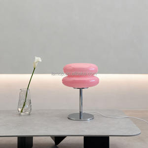 Lampada da Tavolo in Vetro per Ragazze Stile Ins a Forma di Hamburger Lampada d'Ambiente Minimalista Decorativa per Showroom Soggiorno Camera da Letto - Product Image 2