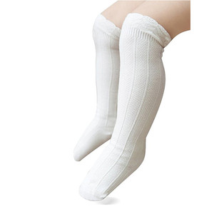 Calzamaglia per calzini alti in cotone per bambini adorabili per bambini con calzini in pizzo con logo personalizzato in pizzo - Product Image 1