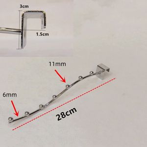 Crochet métallique carré en acier au carbone chromé Hookei avec billes en acier - Product Image 2