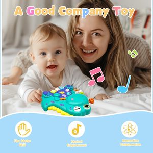 Clavier de piano dinosaure EPT avec lumières et musique, jouet musical éducatif <span class=keywords><strong>pour</strong></span> bébés de 12 à 18 <span class=keywords><strong>mois</strong></span>, cadeau <span class=keywords><strong>pour</strong></span> garçons et filles - Product Image 4