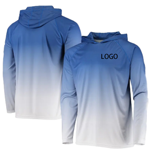 Camiseta Deportiva de Manga Larga para Hombre, de Secado Rápido, Transpirable, con Protección Solar UPF 50+, para Pesca, en Spandex/Poliéster, Personalizable, en Oferta - Product Image 4