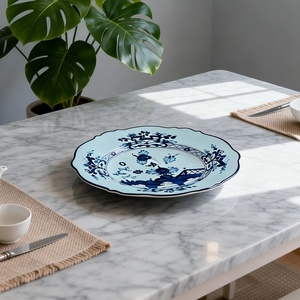 Juego <span class=keywords><strong>de</strong></span> Platos <span class=keywords><strong>de</strong></span> Porcelana Fina <span class=keywords><strong>Italiana</strong></span> Vintage 2026, Plato <span class=keywords><strong>de</strong></span> Cena Rústico Antiguo para <span class=keywords><strong>Banquetes</strong></span> y Servir Postres <span class=keywords><strong>de</strong></span> Té - Product Image 5