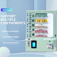Distributeur Automatique de Serviettes Hygiéniques Intelligent Mural – Distributeur de Protections Féminines avec Paiement par Pièces, Carte et QR Code – Acier Galvanisé – Capacité 150-200 Unités