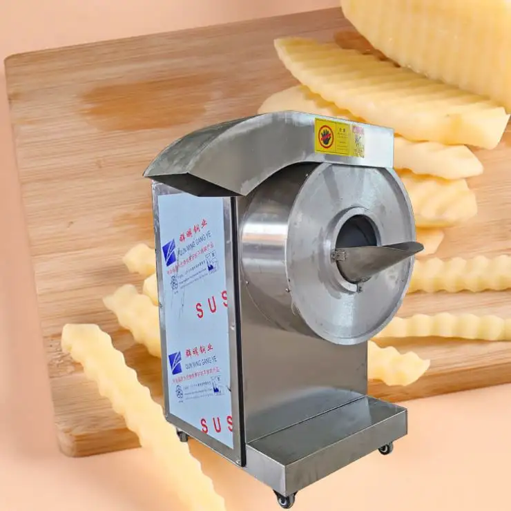 Macchina automatica elettrica per tagliare le patate croccanti