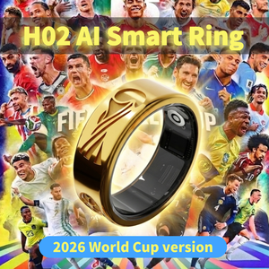 Nouvelle conception de bague intelligente IA personnalisée pour la Coupe du Monde 2026, alliant fonctions sportives et de santé, selfie avec identité exclusive pour les fans - Product Image 1