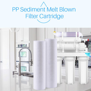 فلتر مياه كهربائي بتقنية التناضح العكسي 10 و20 و30 و40 بوصة، فلتر قطن PP للترسيب، مصنوع بتقنية الغزل/الصهر، صديق للبيئة، خرطوشة فلتر مياه 400 - Product Image 2
