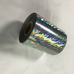 Papel Bronceado Estilo 701 de Venta Directa de Fábrica Bonedry, 8cm*120m, Material PET Holográfico para Aplicaciones Metálicas en Artículos de Pesca - Product Image 1