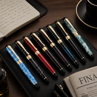 Stylo à bille et gel avec logo personnalisé de cadeau publicitaire haut de gamme avec largeur d'écriture de 0.5mm pour adultes et professionnels