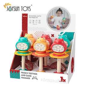 Petits <span class=keywords><strong>hochets</strong></span> Maracas de grenouille sautante bébé secoueur marteau de sable jouet 2023 nouveaux jouets de Joysun jouets - Product Image 6