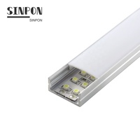 ALU2410 23.5mm * 10mm a mené le profil en aluminium
