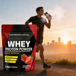 ผงเวย์โปรตีนไอโซเลทสำหรับผู้ใหญ่ ยี่ห้อส่วนตัว ขายส่ง อาหารเสริมสำหรับนักกีฬา 50 กรัม+ โปรตีน เสริมสร้างกล้ามเนื้อ - Product Image 5