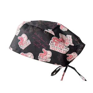 <span class=keywords><strong>Cappello</strong></span> da Lavoro con Fascia Assorbisudore Regolabile, Cappelli Divertenti per Donne e Uomini, Berretto Unisex in Cotone con Stampe Carine - Product Image 2