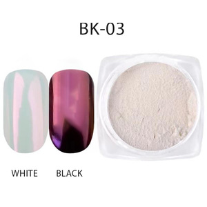 Neon Aurora Unicorn Chrome Nail Powder White Mirror Effect Fairy Moon Nail Pigment - Product Image 4