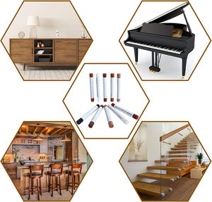 10色タッチアップワックススティック修理キット家具ワックスクレヨンスクラッチ用穴床ラミネート大工 - Product Image 6