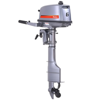 Moteur de bateau 2 temps 6 HP refroidi par eau pour petit bateau et moteur hors-bord pour bateau