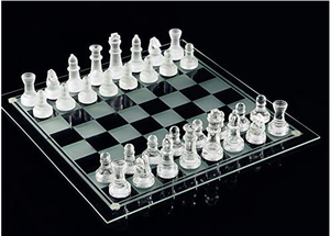 Exquisito Juego de Ajedrez de Cristal Sólido de 10 x 10 Pulgadas con Espejo de Cristal, Regalo de <span class=keywords><strong>Navidad</strong></span> <span class=keywords><strong>para</strong></span> <span class=keywords><strong>Adolescentes</strong></span> - Product Image 3
