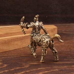 Brass Centaur Figurine Archer <b>Small</b> Decorative <b>Ornament</b> For Living Room Traditional Style - Product Image 3